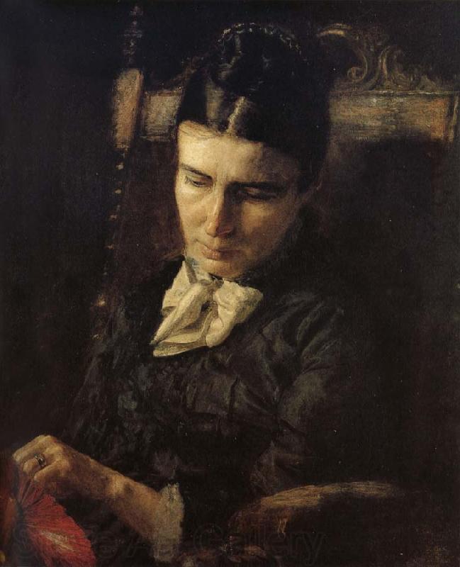 Thomas Eakins Dr. Brinton-s Wife Norge oil painting art